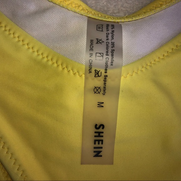 SHEIN YELLOW SWIM - Picture 3 of 3
